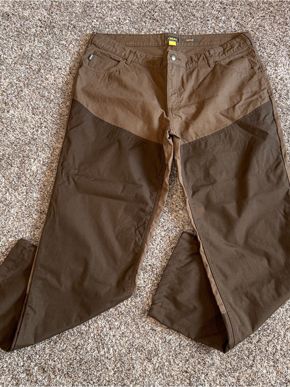 Cabela’s Upland Traditions Brush Pants Sz 44x32 Canvas Roughneck Hunting Outdoor